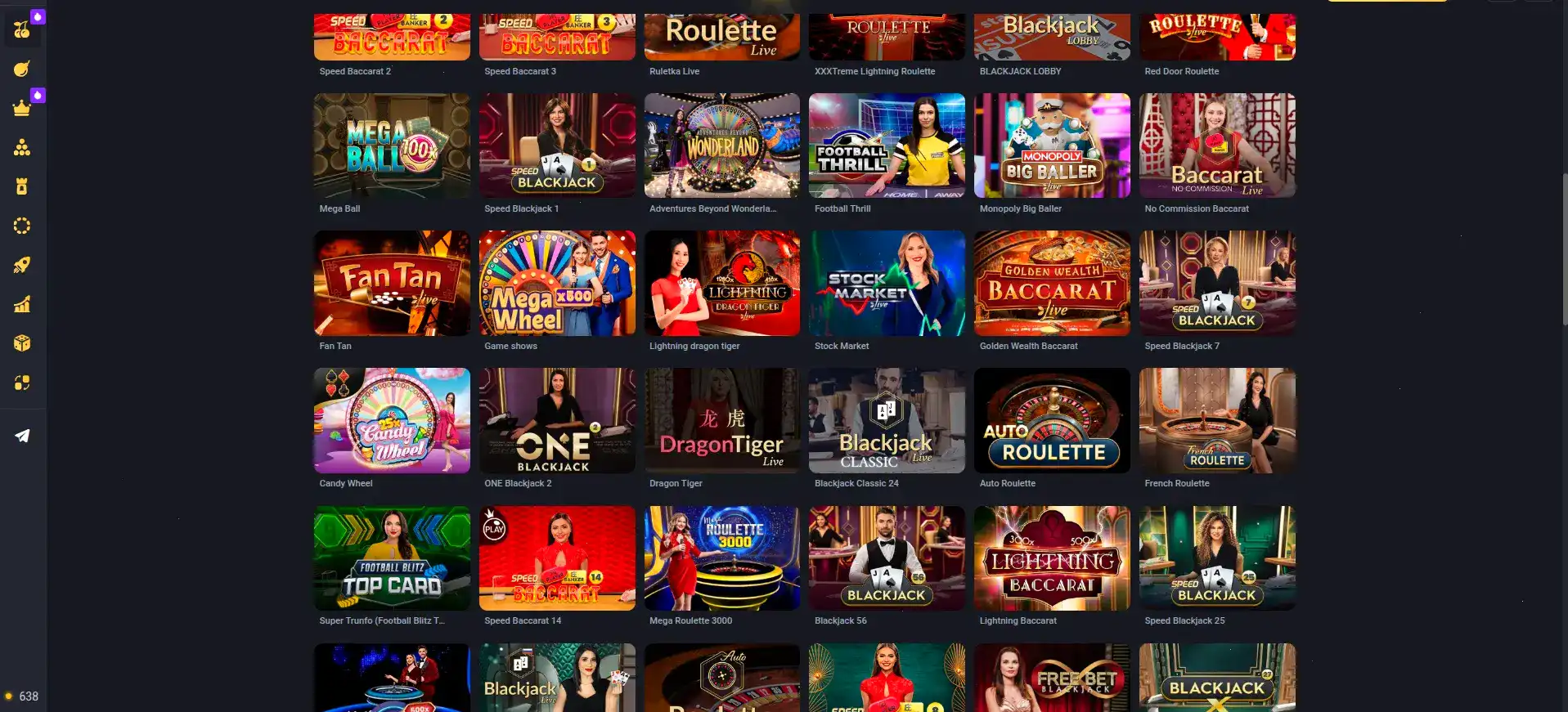 Коллекция игровых автоматов в казино Бип Бип